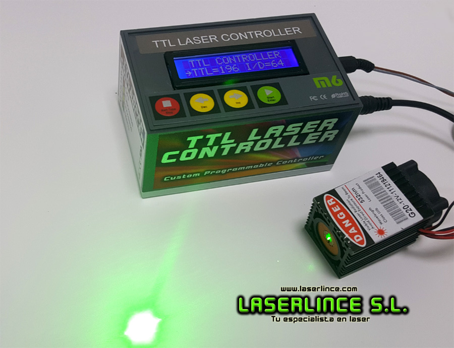 Digital power controller for laser (TTL modulator)